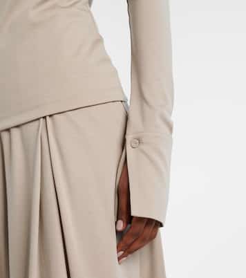 Adagio virgin wool wrap top | Max Mara