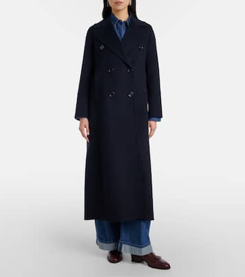 Custodi double-breasted virgin wool coat | 'S Max Mara