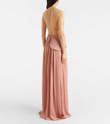 Robe Serenne aus Georgette | Costarellos