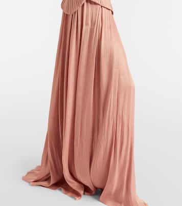 Robe Serenne aus Georgette | Costarellos