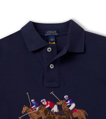 Embroidered cotton polo shirt | Polo Ralph Lauren Kids