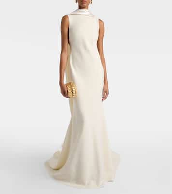 Vestido de novia Miles en mezcla de lana | Danielle Frankel