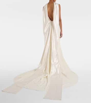 Vestido de novia Miles en mezcla de lana | Danielle Frankel