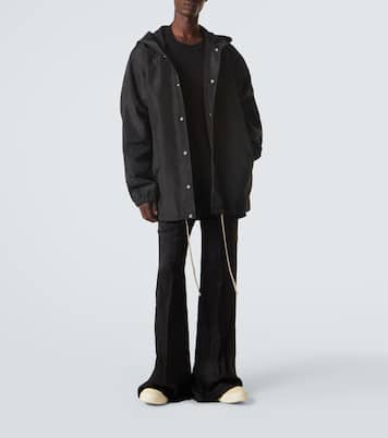 High-Top Sneakers Geobasket aus Veloursleder | Rick Owens