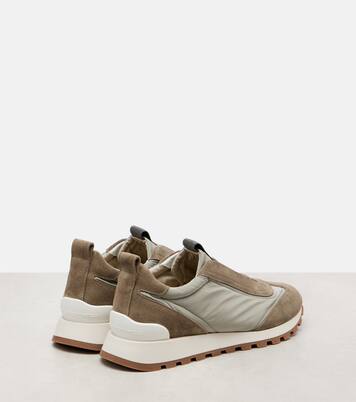 Sneakers con suede | Brunello Cucinelli