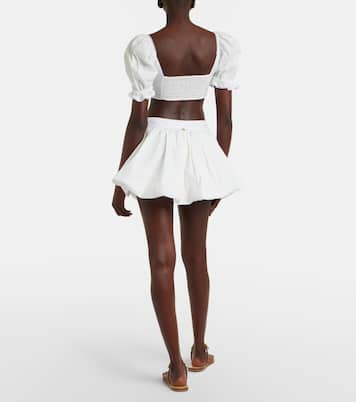 Minigonna Micaela in popeline di cotone | Bananhot