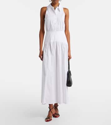 Romy cotton poplin midi dress | Staud