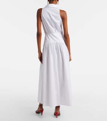 Romy cotton poplin midi dress | Staud