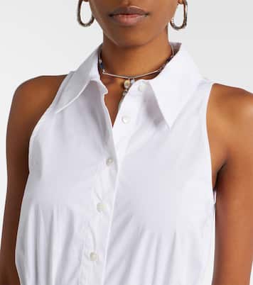 Romy cotton poplin midi dress | Staud