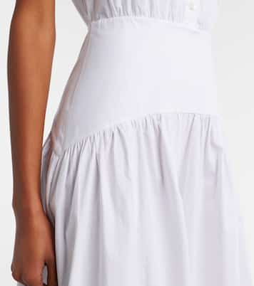 Romy cotton poplin midi dress | Staud