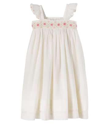 Laora embroidered cotton dress | Bonpoint