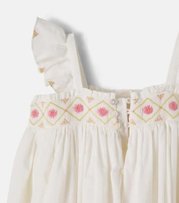 Laora embroidered cotton dress | Bonpoint