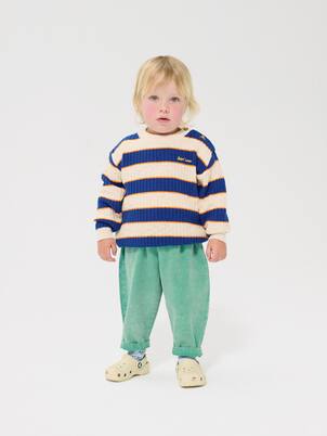 Baby Bobo Choses striped cotton sweater | Bobo Choses