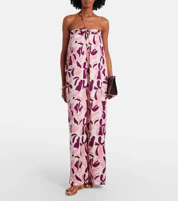 Bold Floral printed maxi dress | Adriana Degreas