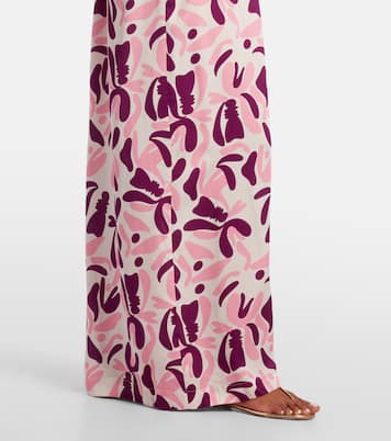 Bold Floral printed maxi dress | Adriana Degreas