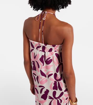 Bold Floral printed maxi dress | Adriana Degreas