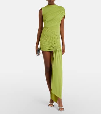 Ravenna draped jersey minidress | De La Vali