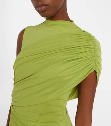 Ravenna draped jersey minidress | De La Vali