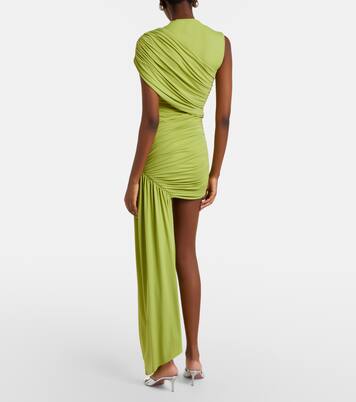 Ravenna draped jersey minidress | De La Vali