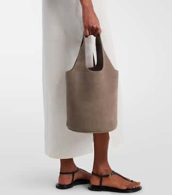 Wren Medium suede bucket bag | A.Emery