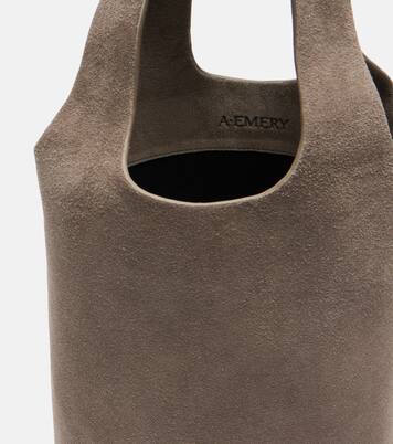 Wren Medium suede bucket bag | A.Emery