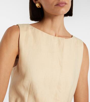 Pamela belted linen vest | Posse