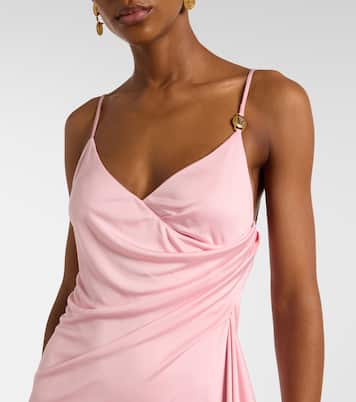 Medusa gathered jersey gown  | Versace