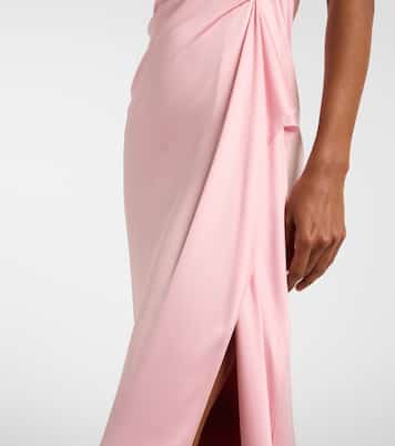 Medusa gathered jersey gown  | Versace
