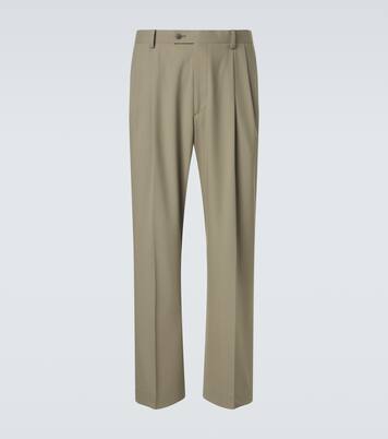 Weite Hose aus Wolle | Auralee