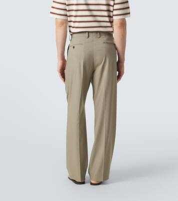 Weite Hose aus Wolle | Auralee