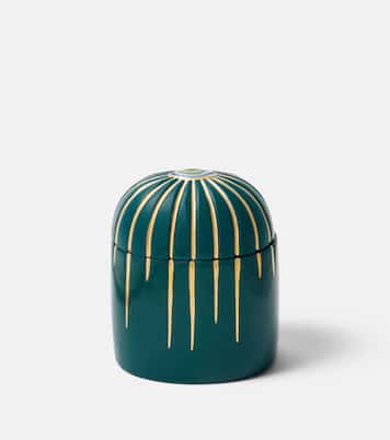 Lito gold-plated porcelain candle | L'Objet
