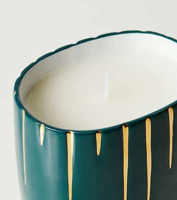 Lito gold-plated porcelain candle | L'Objet