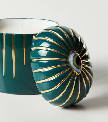 Lito gold-plated porcelain candle | L'Objet