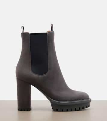 Barry绒面革切尔西靴 | Gianvito Rossi