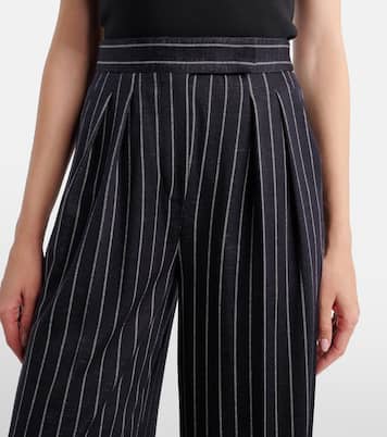 Plissierte Hose mit weitem Bein | Max Mara