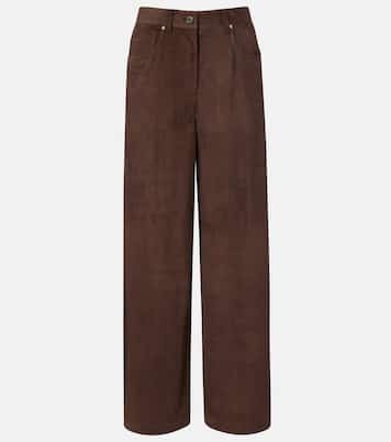 Pantalones anchos de ante | Brunello Cucinelli