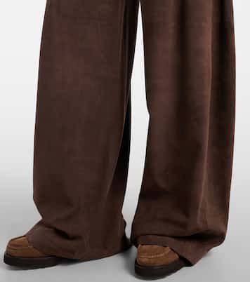 Pantalones anchos de ante | Brunello Cucinelli
