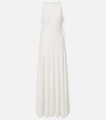 Maxikleid aus Baumwoll-Crêpe | Alaïa