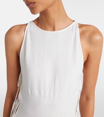 Maxikleid aus Baumwoll-Crêpe | Alaïa