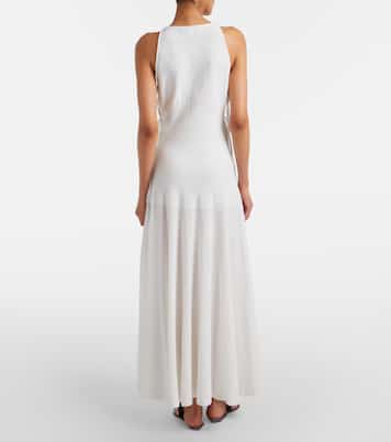 Maxikleid aus Baumwoll-Crêpe | Alaïa