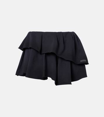 Cotton-blend miniskirt | Acne Studios