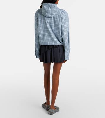 Cotton-blend miniskirt | Acne Studios