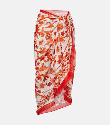 Majolica cotton beach cover-up | Dolce&Gabbana