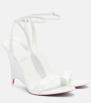 Sandalias con cuña Miss Z de charol | Christian Louboutin