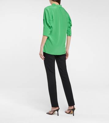 Blouse Lynn en crêpe de soie | Diane von Furstenberg