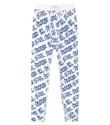 Logo cotton-blend pants | ERL Kids