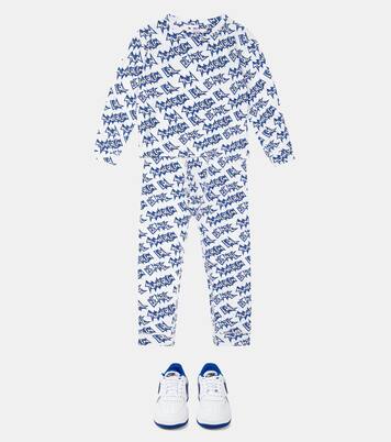 Logo cotton-blend pants | ERL Kids