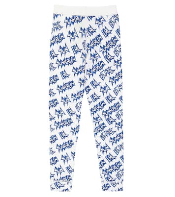 Logo cotton-blend pants | ERL Kids