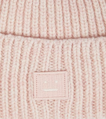 Ribbed-knit wool beanie | Acne Studios Kids