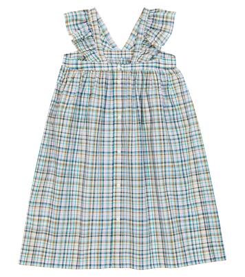Robe Eleana en coton à carreaux | Bonpoint